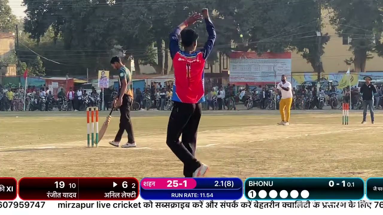 सेमीफाइनल रवि बनारस रिंकू एंड कंपनी vs जै परशुराम xi जंसा वाराणसी मिर्जापुर प्रीमियर लीग 2026