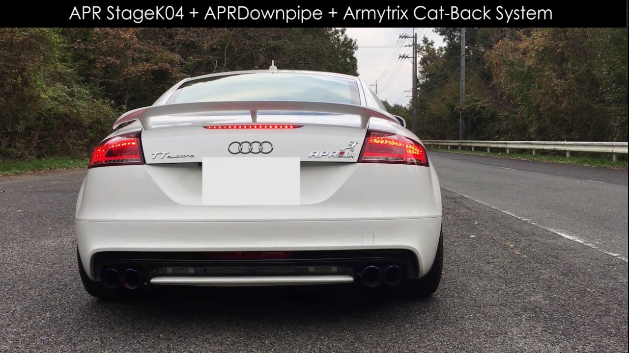 AudiTT APR K04+APR Downpipe+Armytrix Cat-Back