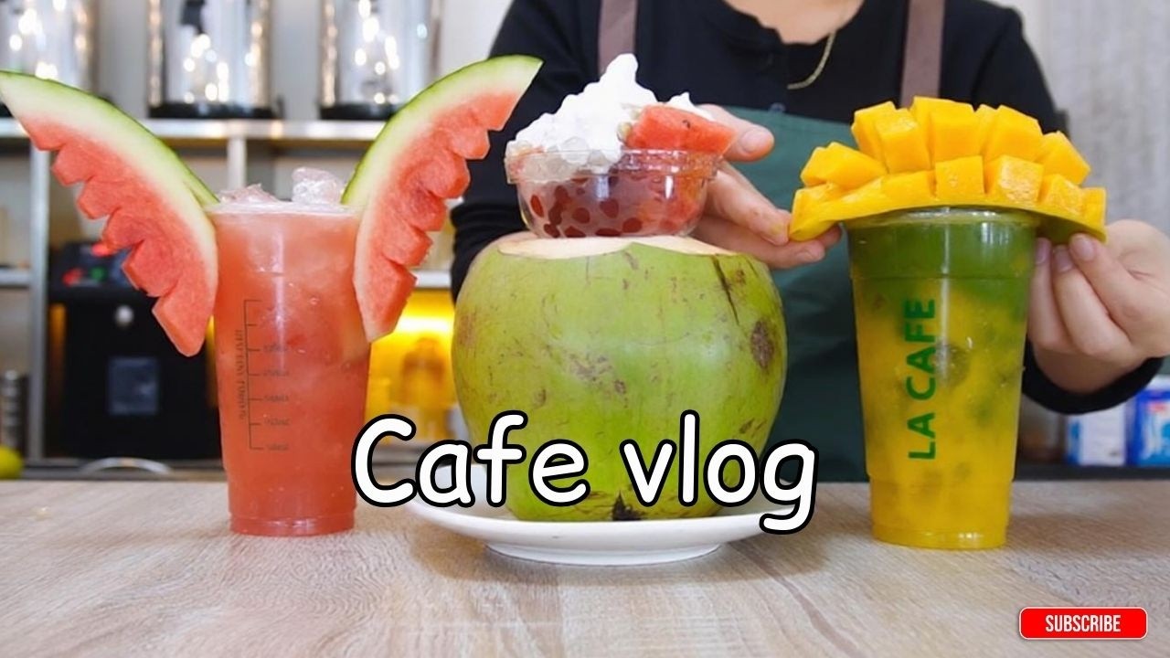 ❄️Cafe Vlog Collection/Delicious Frappe Collection😋Cafe Vlog/ASMR /Dailycoffee /cafe vlog