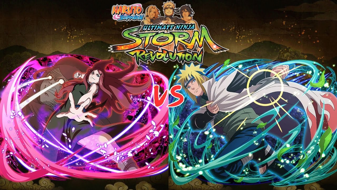 [Naruto Storm Revolution] Kushina vs Minato(4th Hokage)