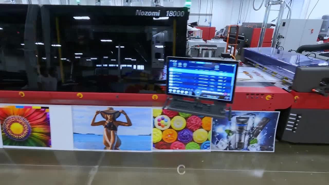 EFI Nozomi 18000+ LED super high speed single-pass printer