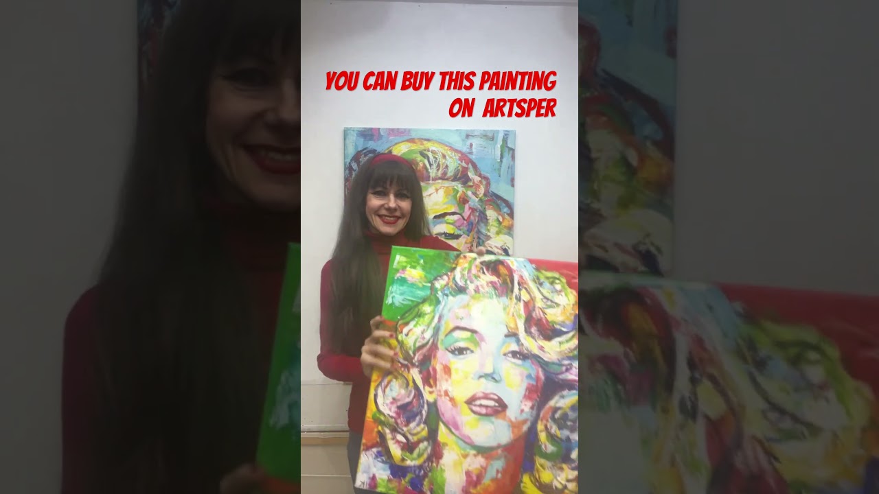 17 мая 2025 г.#Artsper #irynakastsova #portrait #marilynmonroe #art #painting  #artist
