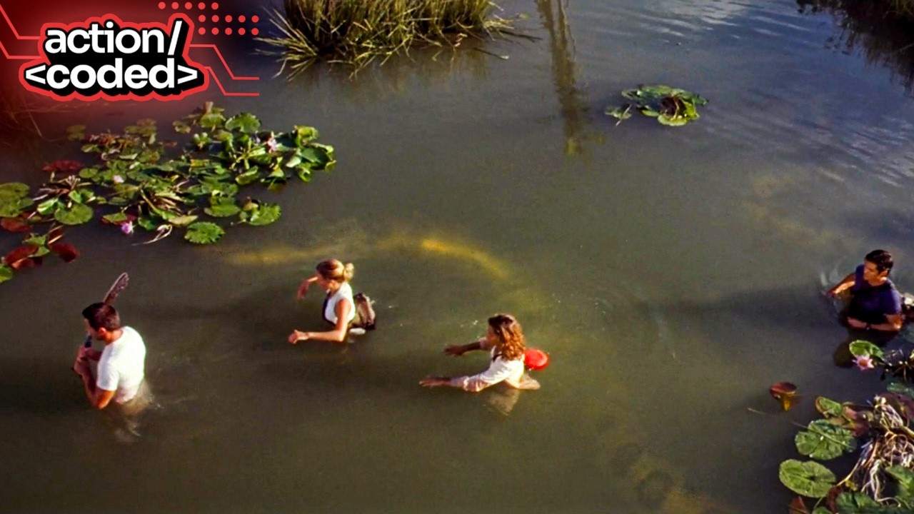 anacondas: the hunt for the blood orchid (2004) - dr ben douglas swallowed whole by the anaconda
