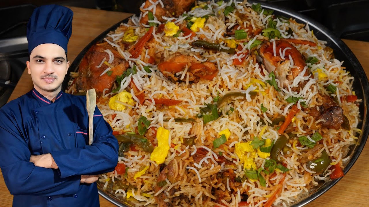Chicken Chinese Biryani Recipe By Chef M Afzal|