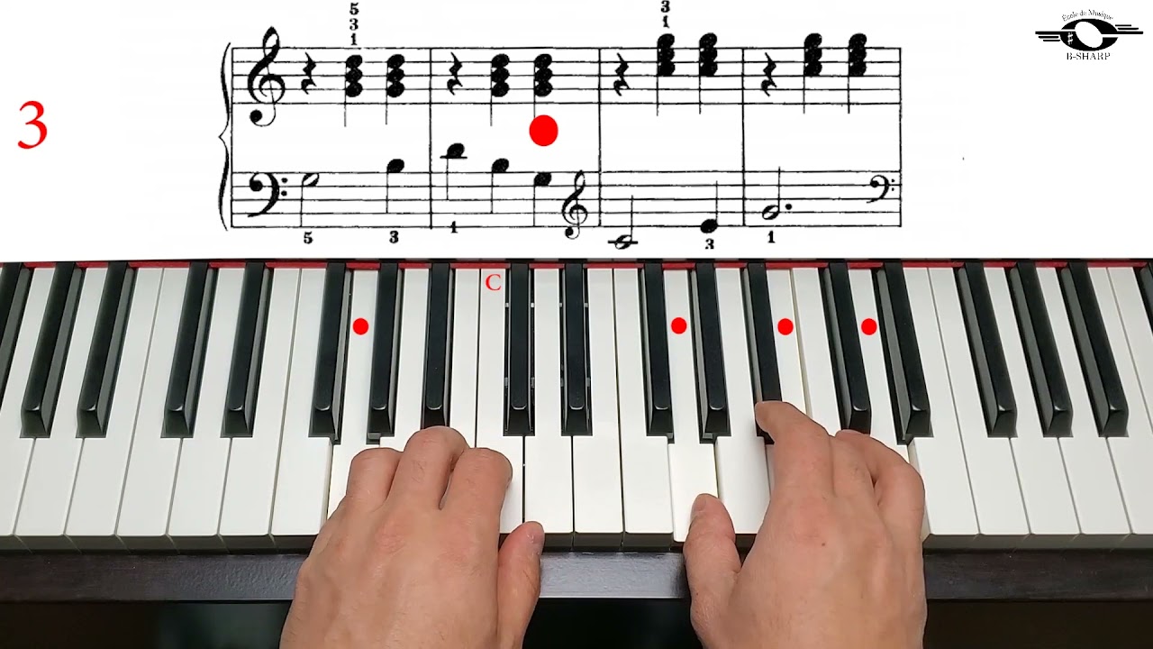 Chord Capers, Slow version, John Thompson`s easiest piano course, Part 3