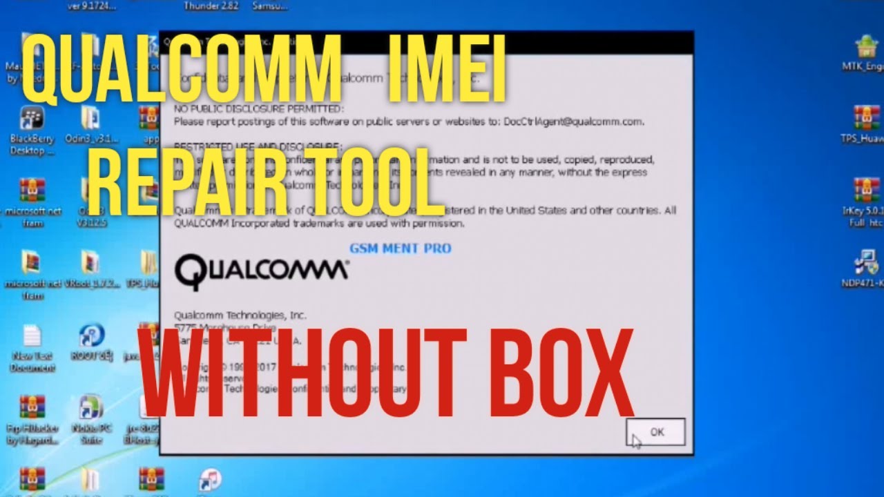 Qualcomm imei repair tool without box