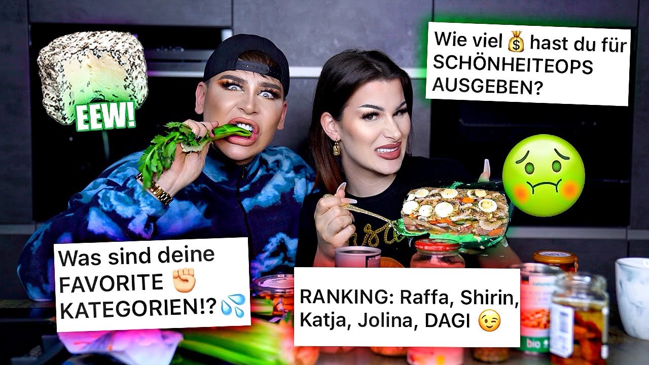 JUICY FRAGEN beantworten ODER BESTRAFUNG ESSEN! 🤢 ein ZU EHRLICHES Video 🥵🔥@RaffasPlasticLife