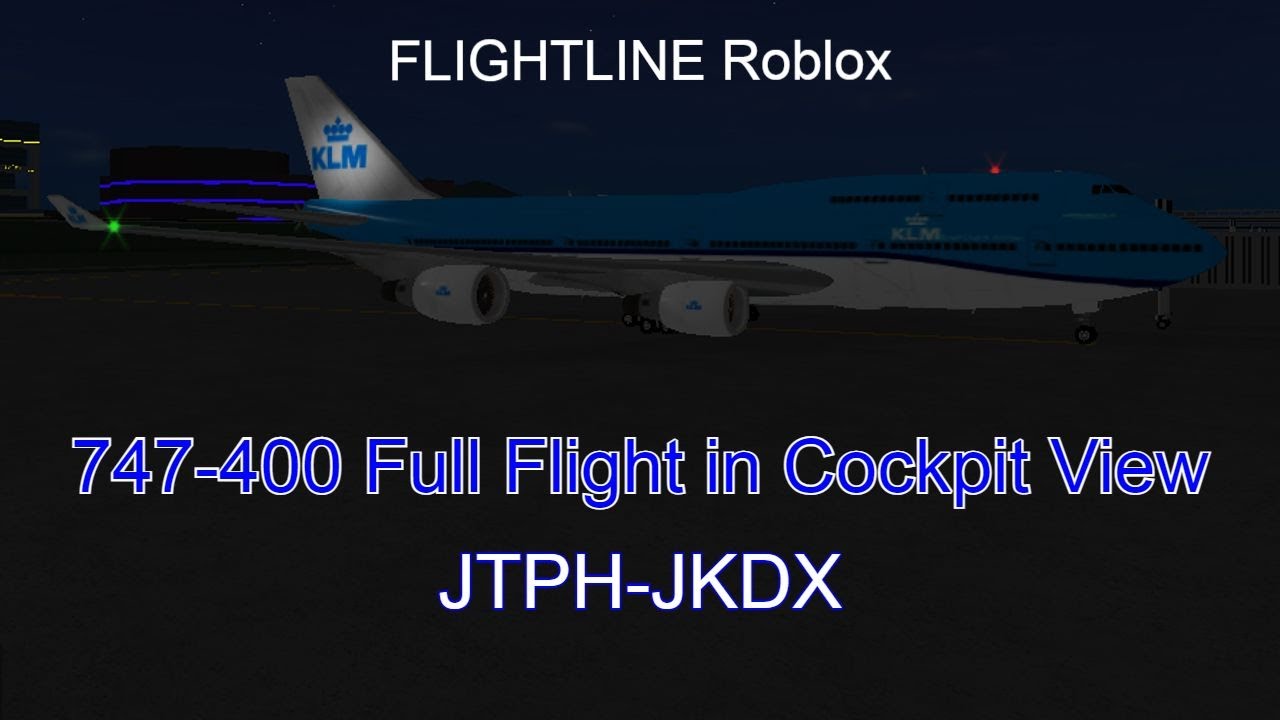 Flightline 747-400 Full Flight in Cockpit View | JTPH - JKDX (20 Subscriber Special I guess)