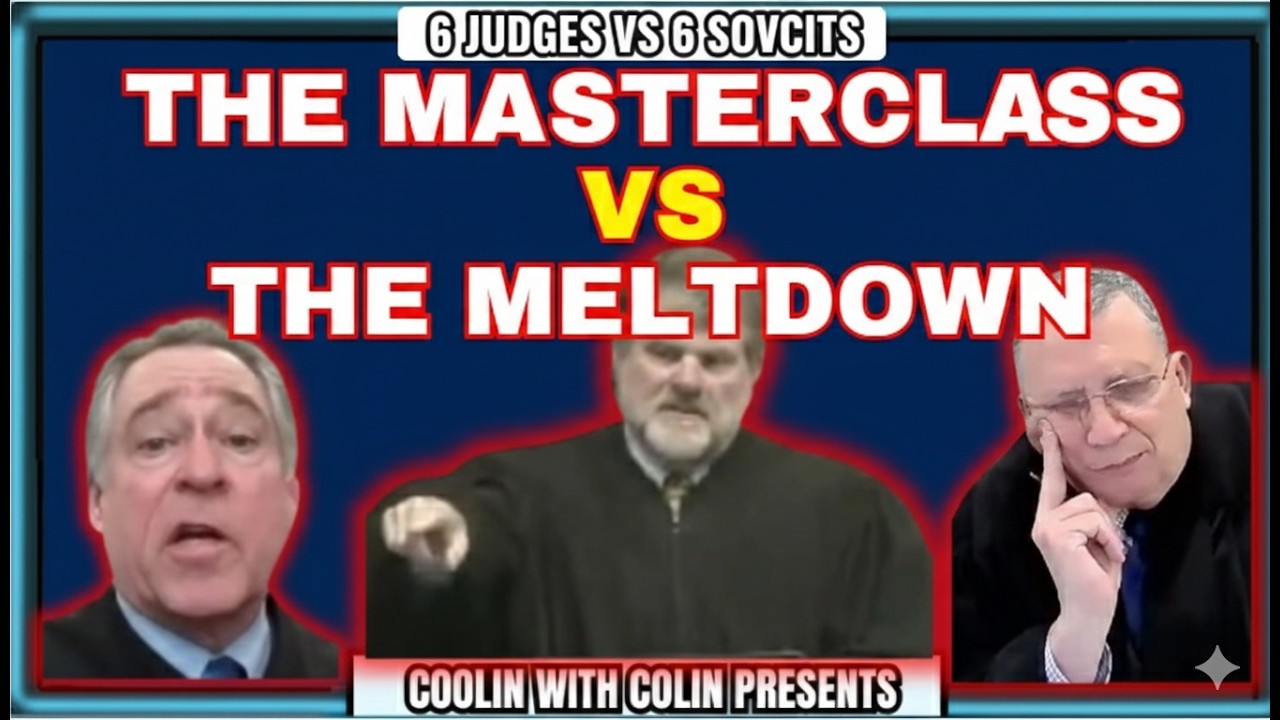 Masterclass vs. Meltdown: 6 Judges Shut Down Sovereign Citizens