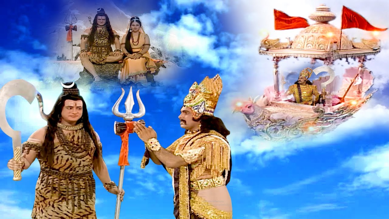 भगवान शिव से चंद्र खड़क प्राप्त कर रावण कहा जा रहा है @SDEPLIndiaUS