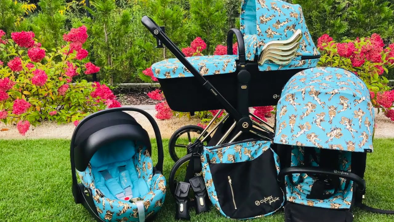 Cybex priam by Jeremy Scott cherub blue