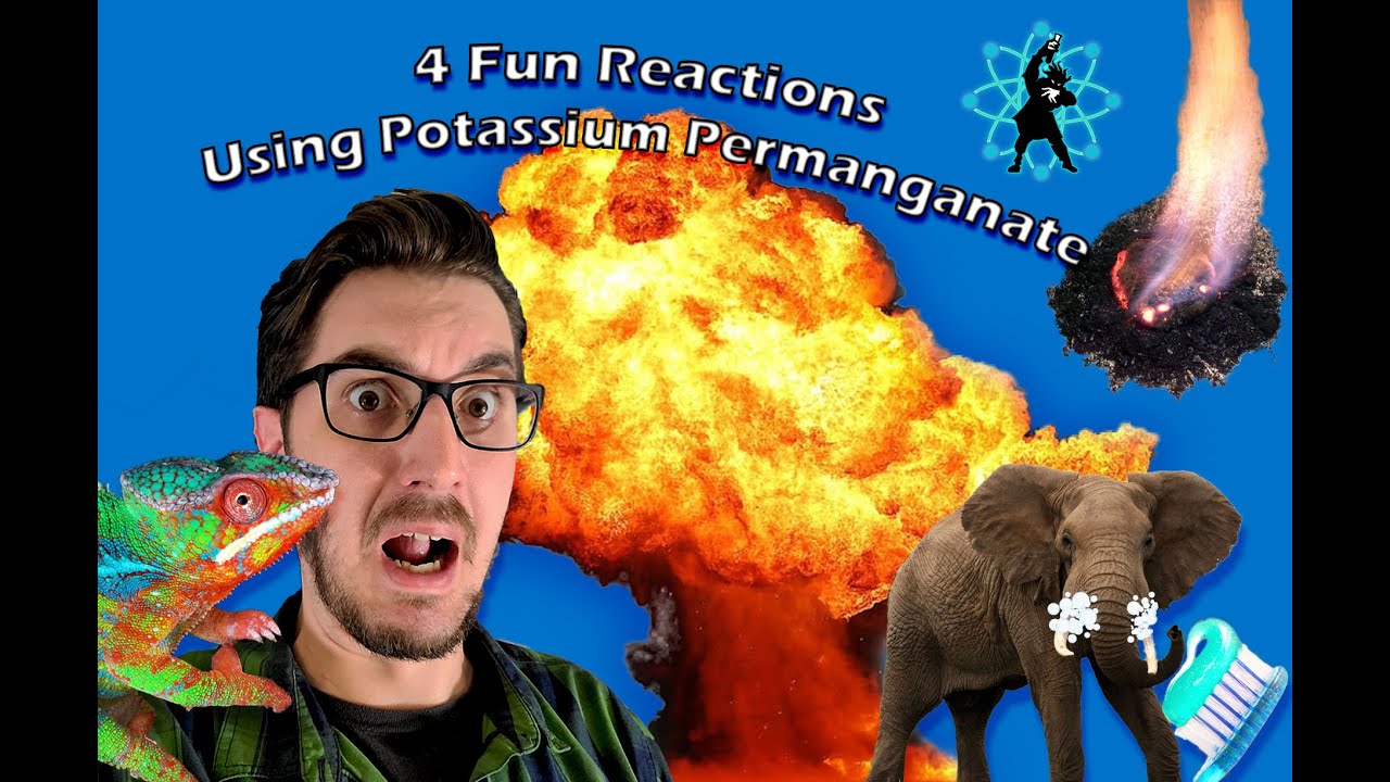 4 Fun Reactions Using Potassium Permanganate