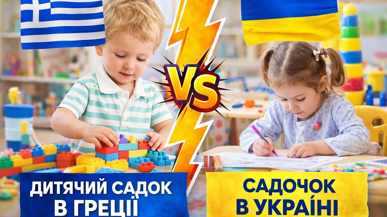 Садочок у Греції 🇬🇷 vs 🇺🇦 садочок в Україні | мій особистий досвід мами |