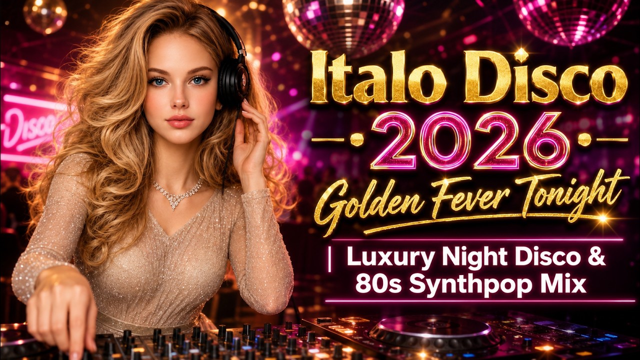 Italo Disco 2026 &bull; Golden Fever Tonight | Luxury Night Disco & 80s Synthpop Mix