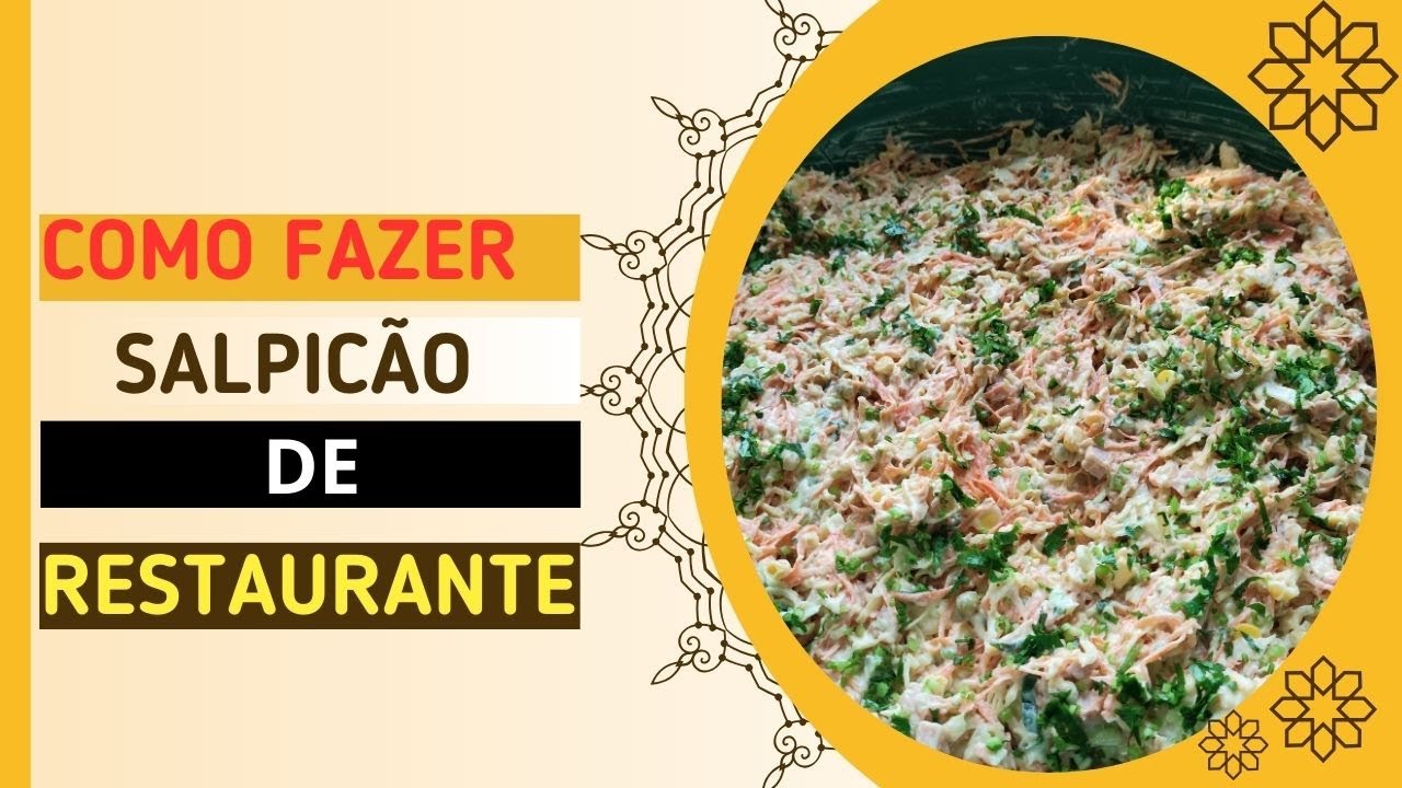SALPIÇÃO DE RESTAURANTE