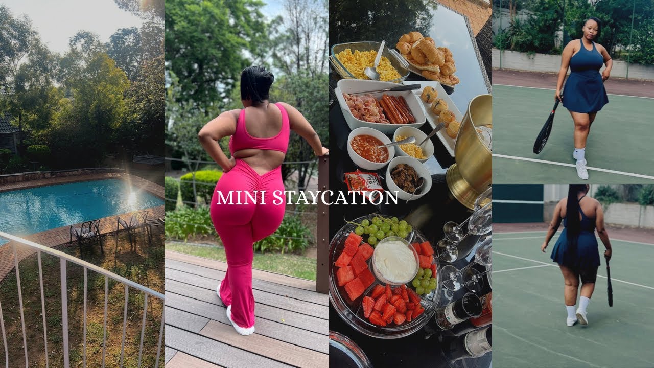 Mini Vlog | Birthday Staycation with the ladies | Surprise birthday setup | Tennis 