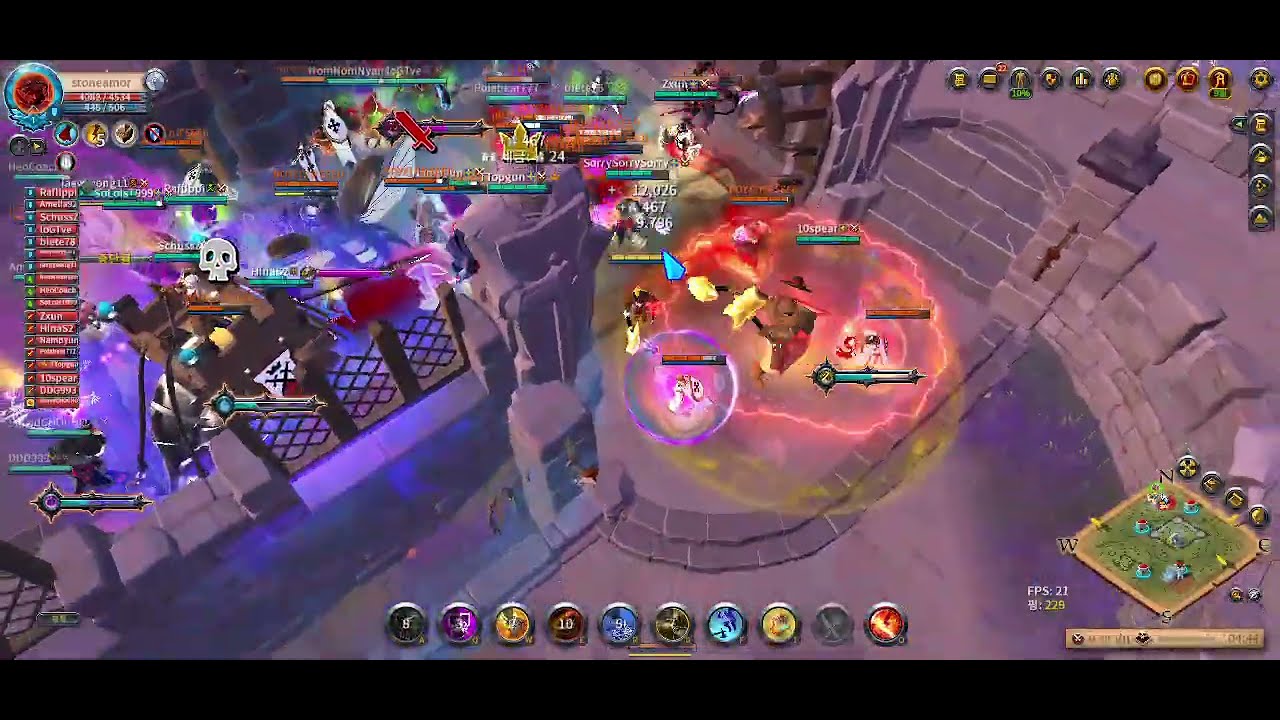 F4F Ally vs KR SEED vs INFINITY | 1H Hammer POV Albion Online zvz
