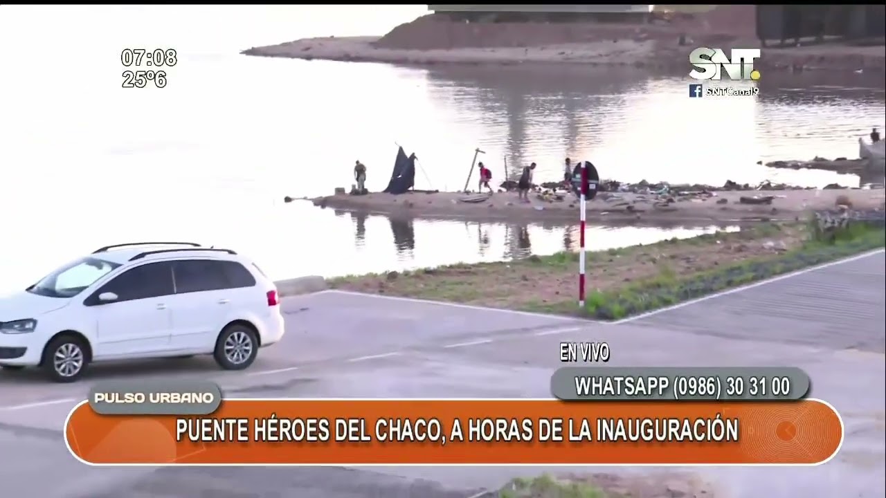 Puente Héroes del Chaco: A horas de la inauguración