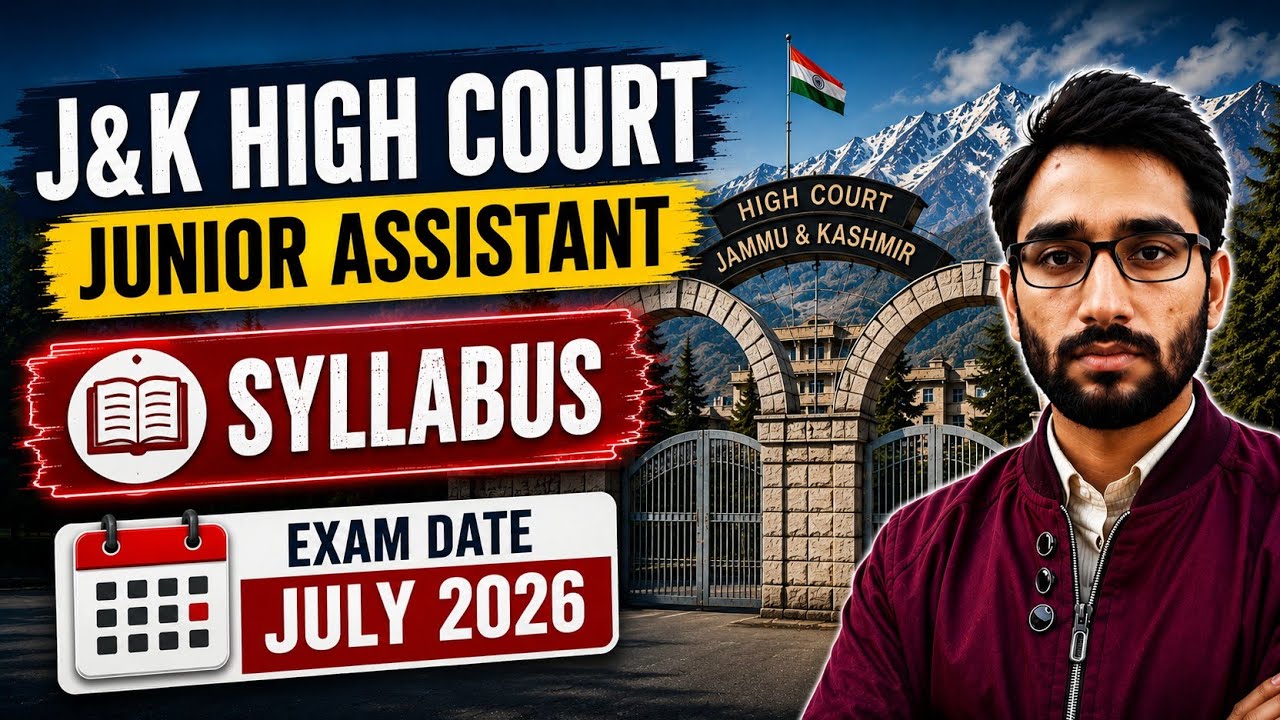 JK High Court Junior Assistant Exam Preparation & Syllabus 2026 | Junior Assistant High Court Job