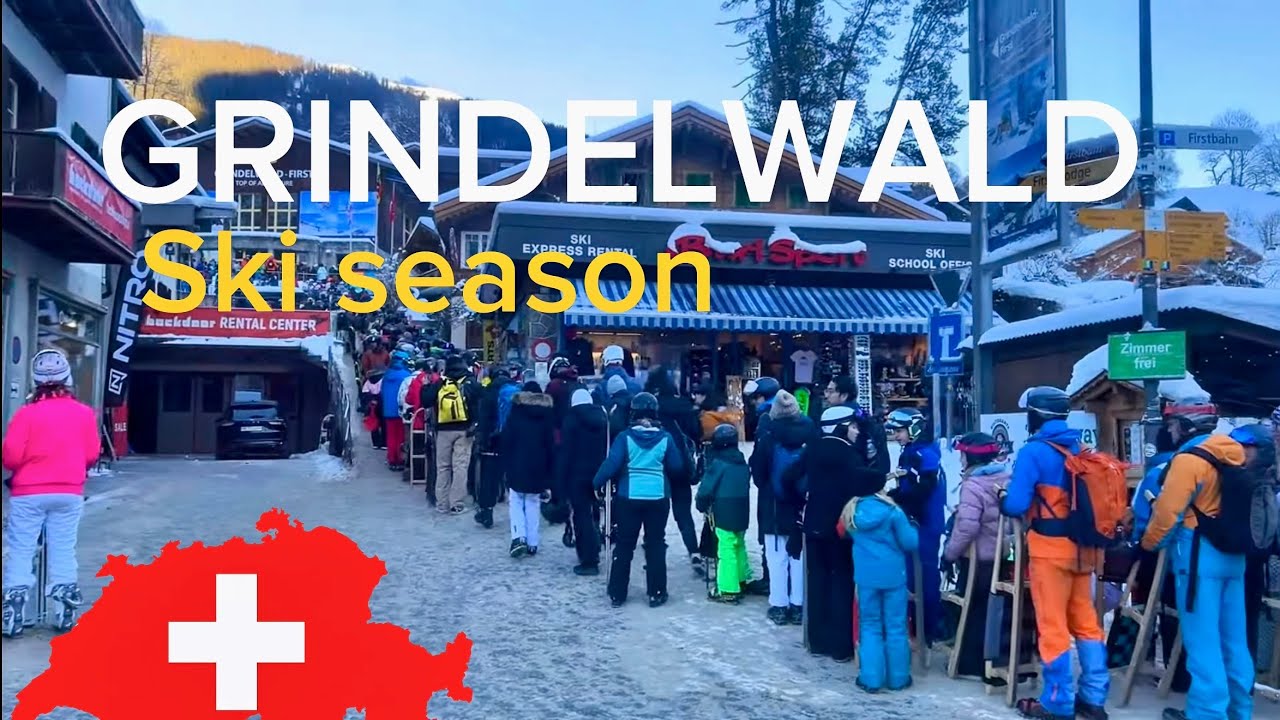 Grindelwald Winter Rush &ndash; Ski Lift Madness! Switzerland 🇨🇭Travel Guide 
