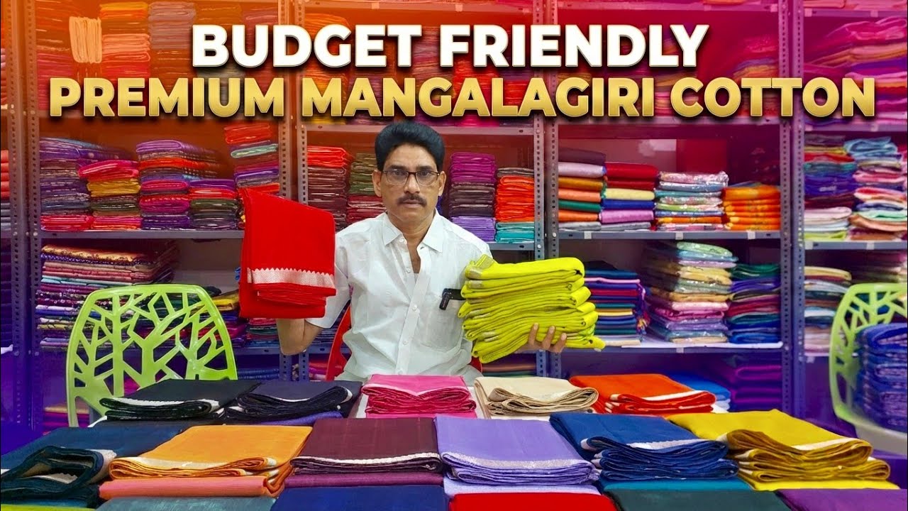 Mangalagiri Cotton Pattu Plain Sarees | New Colour Combinations | Best Price