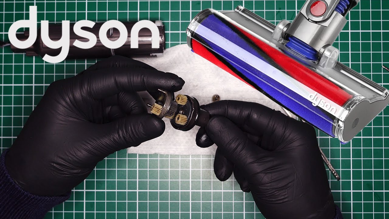Dyson Soft Roller Cleaner Head - Not spinning - Teardown and repair