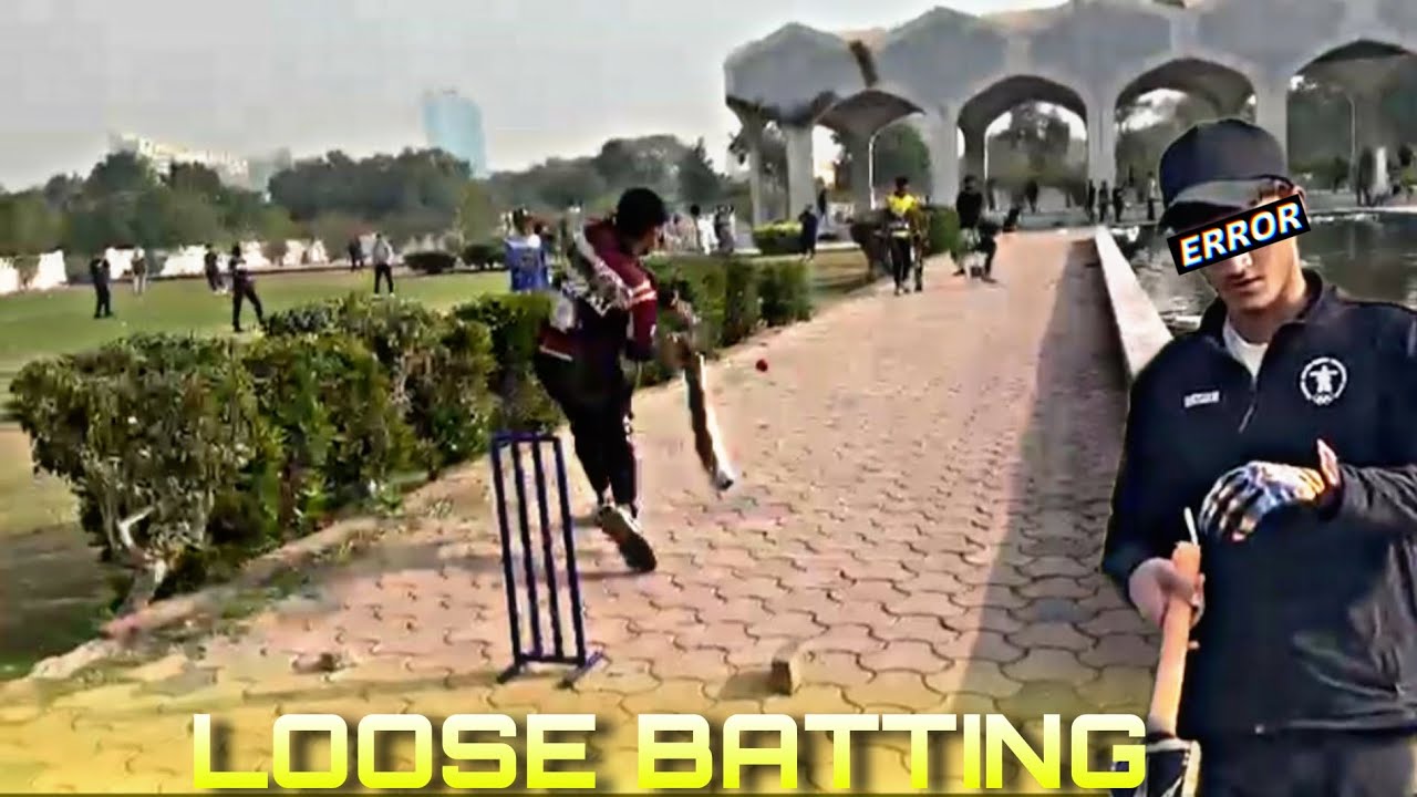 Ground cricket mai hui batting collapse 🤐 or lathi charge 🔥