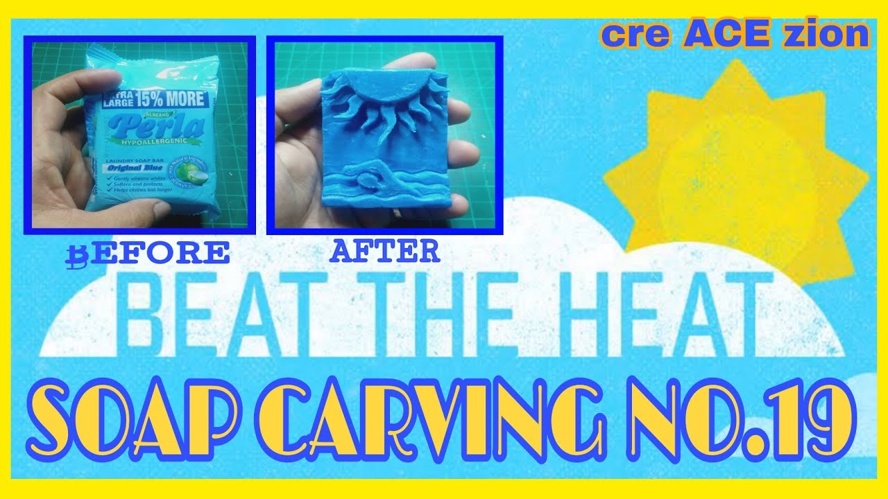 Soap Carving No.19 Summer time | Beat the Heat of Summer #soapcarving #perlasoap #soapart