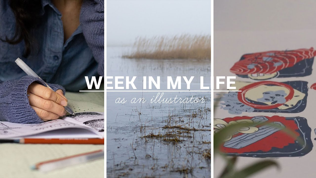 A week in the life of an illustrator living in Copenhagen