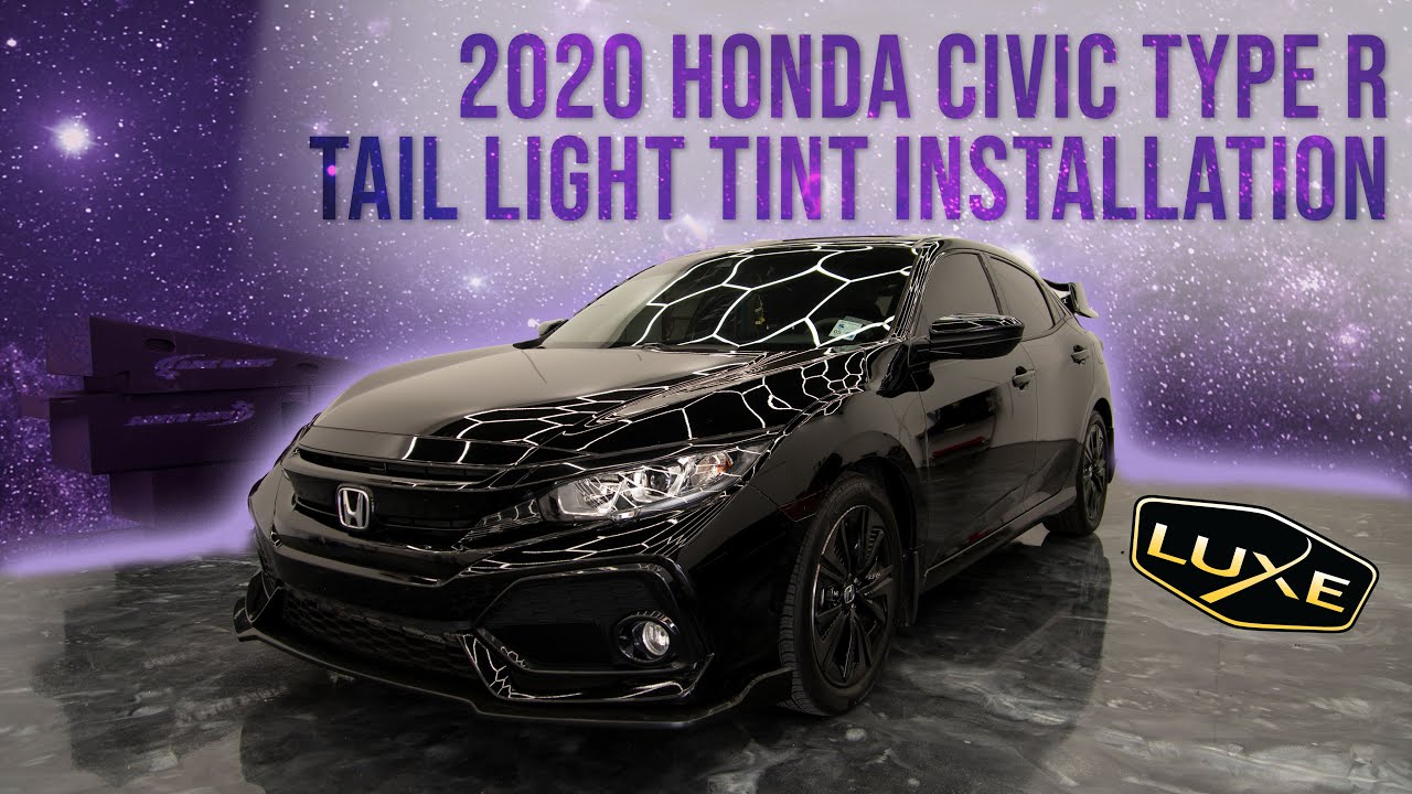 2020 Honda Civic Tail light Tint Installation Tutorial