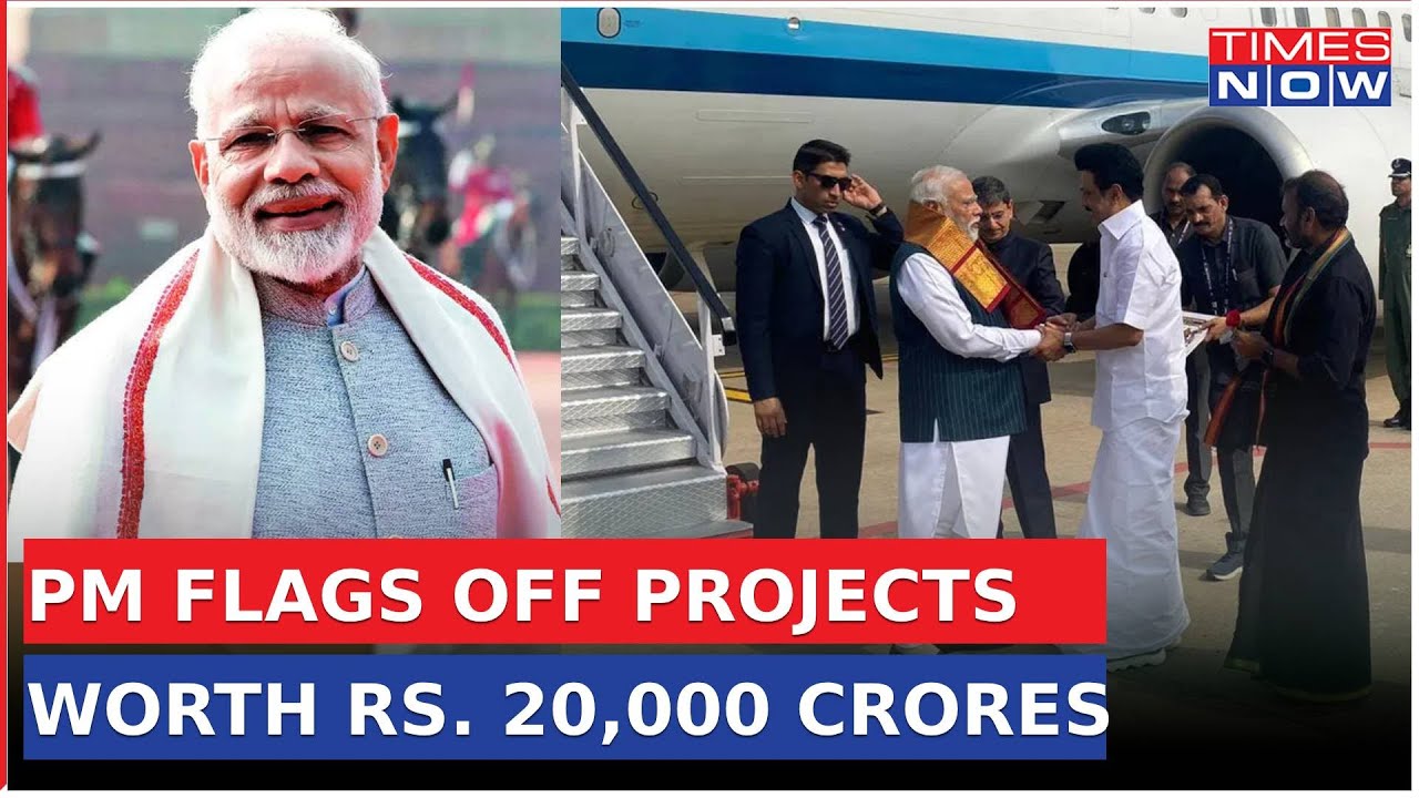 PM Modi Addresses Tiruchirappalli, Flags Off Rs 20,000 Crores Key Projects In Tamil Nadu