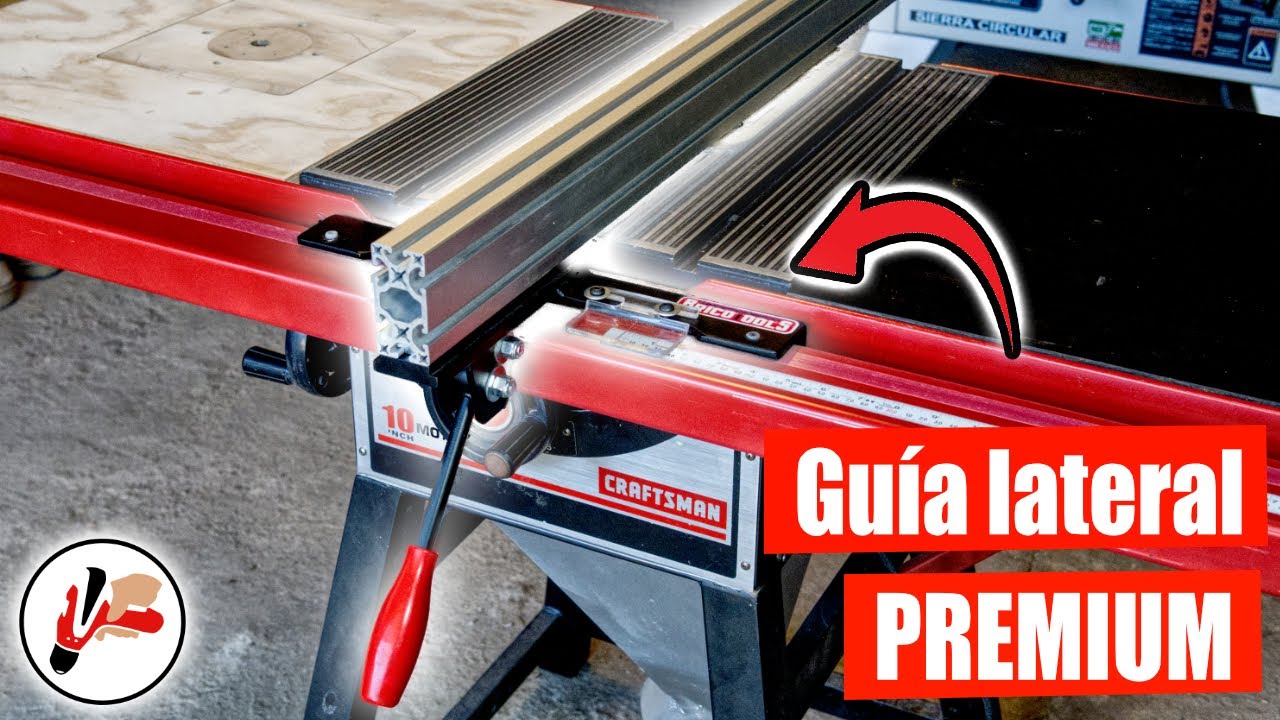 Guía Lateral Premium para sierra de Mesa