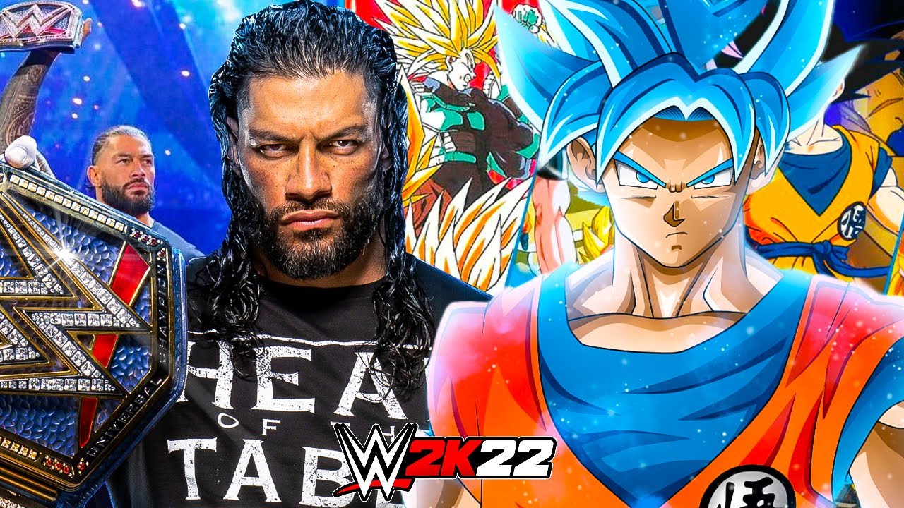 WWE 2k22 Live Stream -  Roman Reigns VS GOKU
