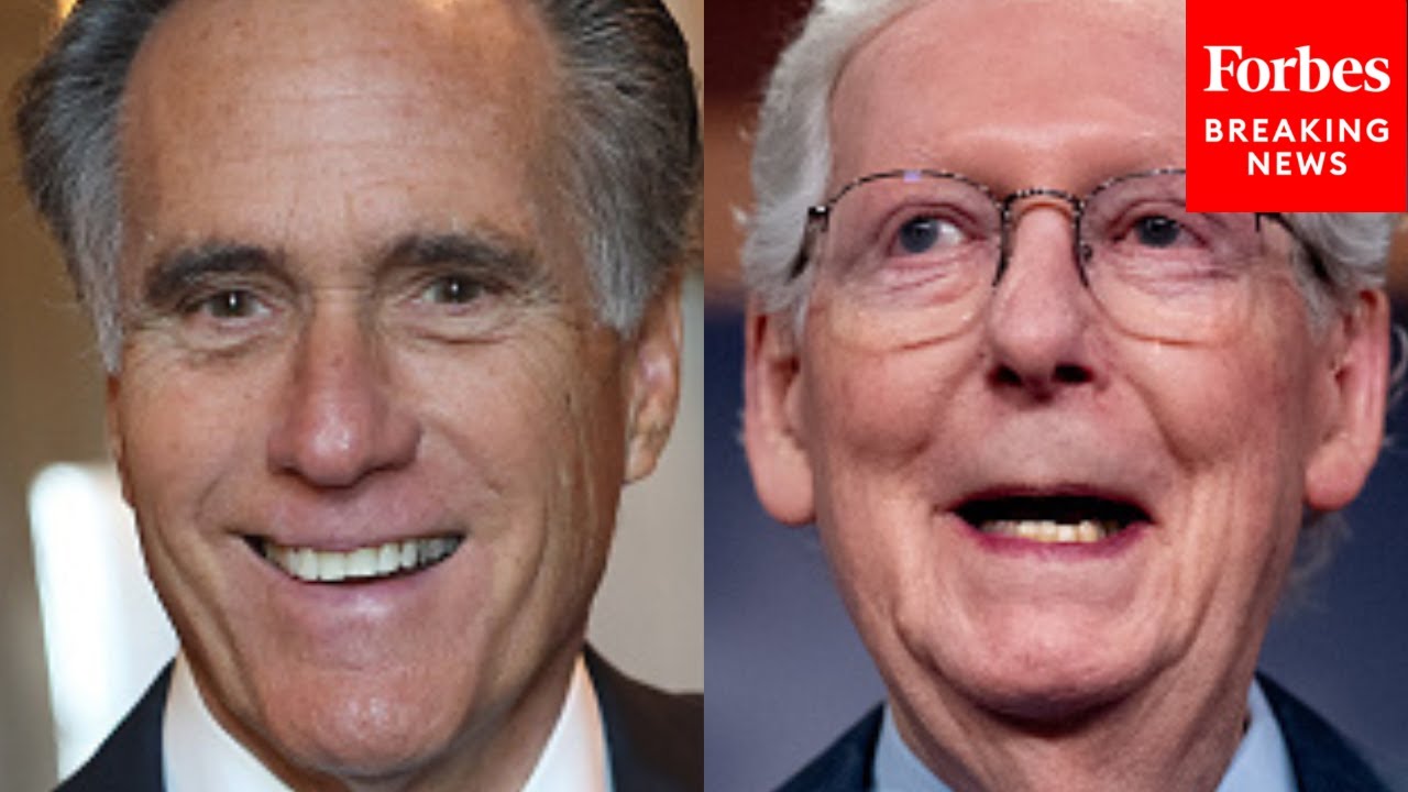 Mitch McConnell Celebrates Mitt Romney's 'Long And Honorable Career' Ahead Of His Retirement