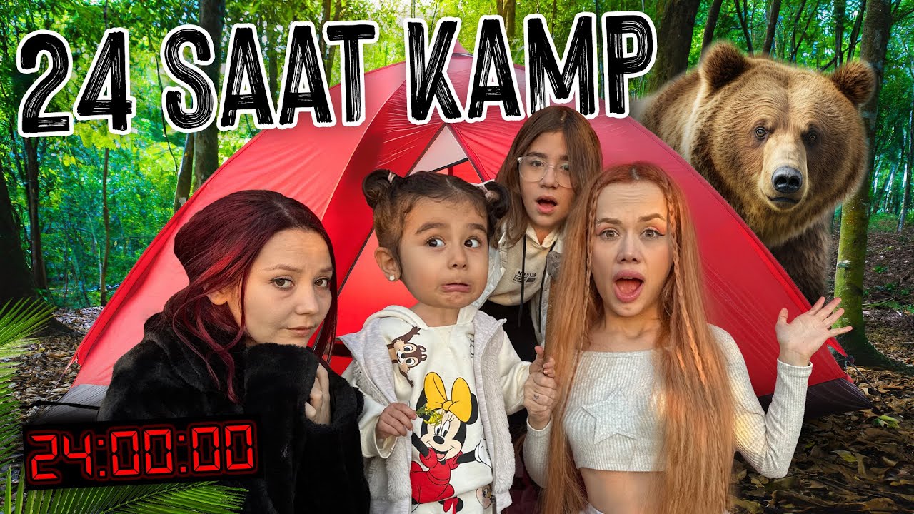 ISSIZ ORMANDA 24 SAAT ?! SON ÇIKAN KAZANIR ! ( Çok Korktuk ) @OykuKarta