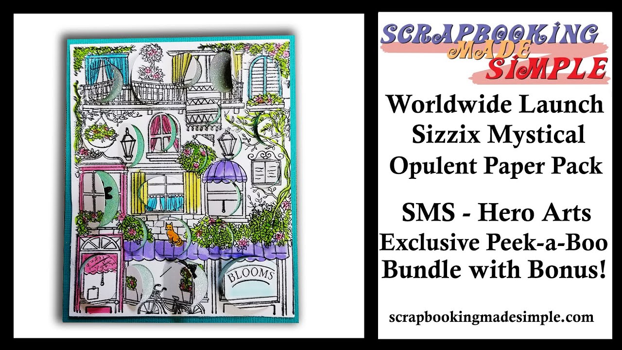 #382 Easy ways to use Hero Arts Interactive Peek-a-Boo Dies & Stamps with EXCLUSIVE Mystical Paper
