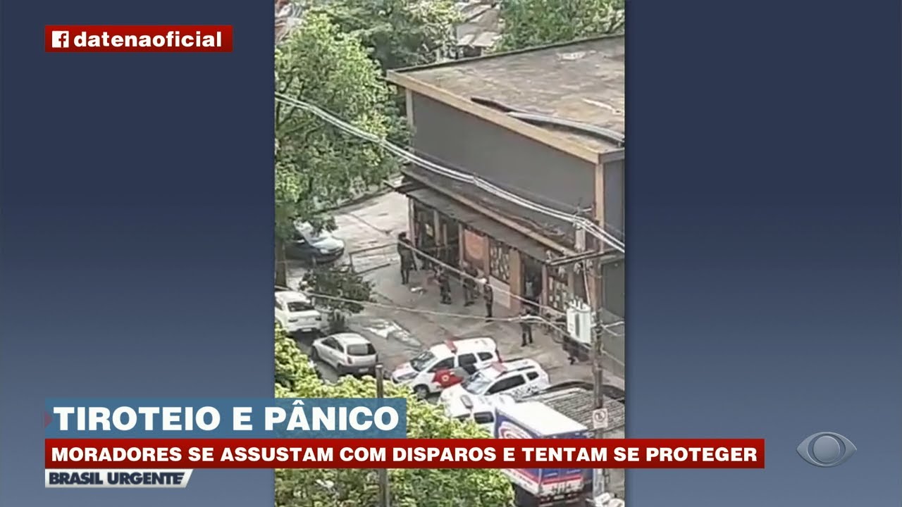TIROTEIO ENTRE BANDIDOS CAUSA PÂNICO EM SANTOS