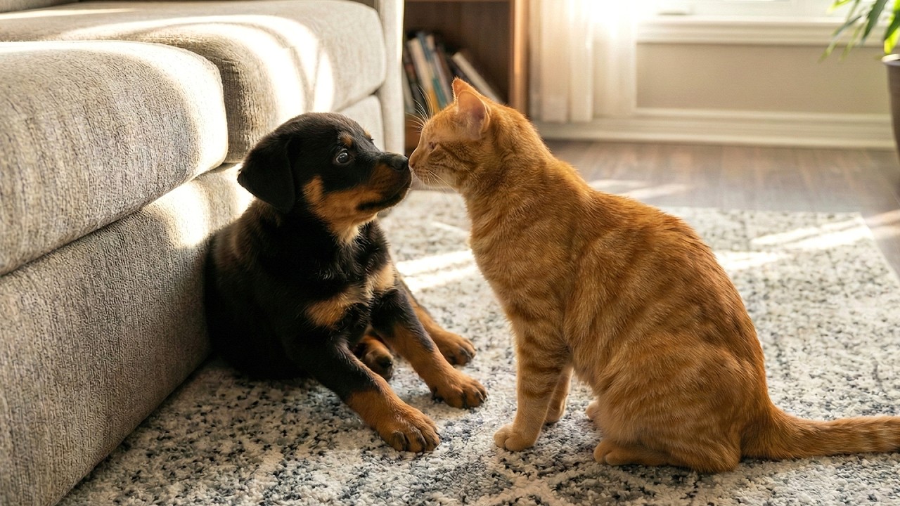 Hilarious Encounters Between Cats And Animals 😹 | The Funniest Moments 😄