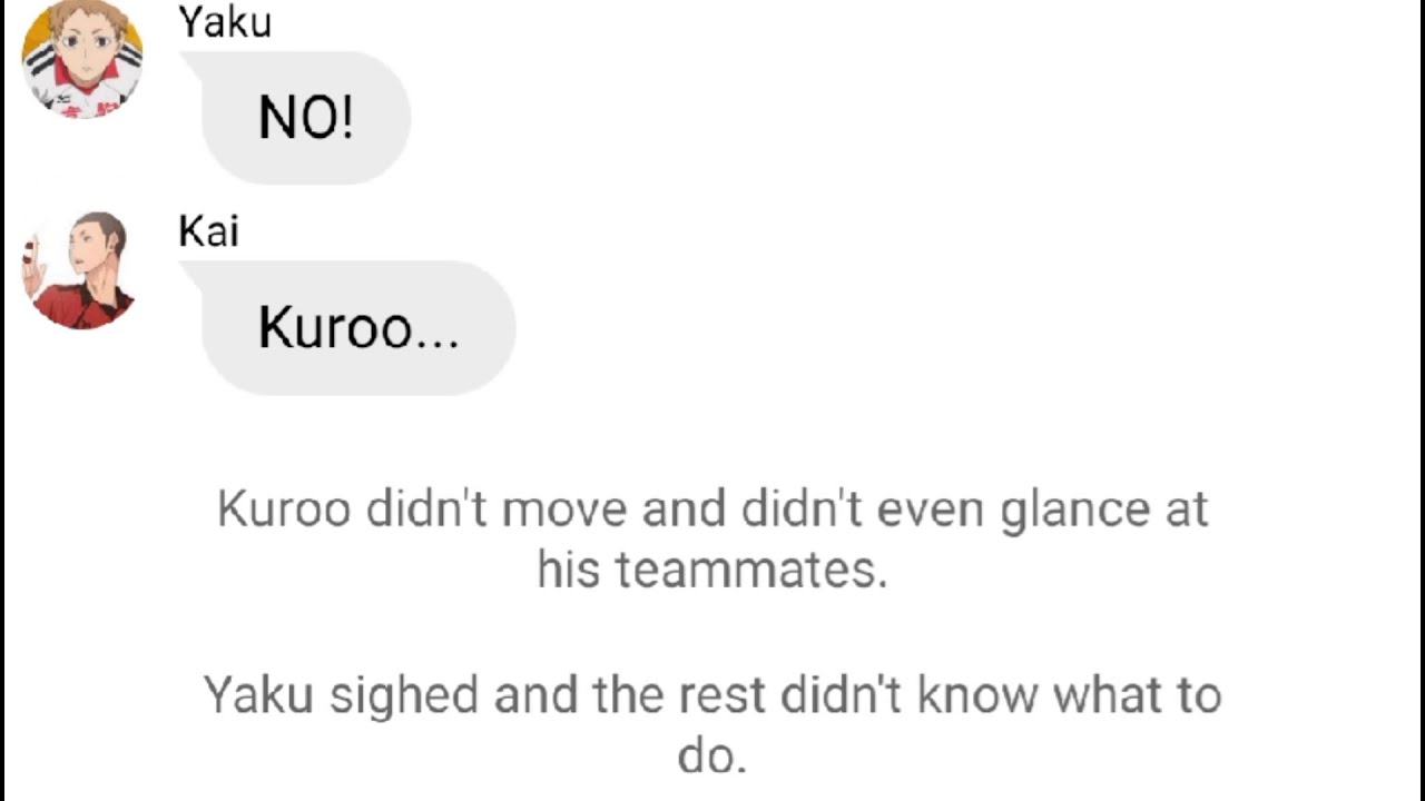 Kuroo Is Depressed!?
