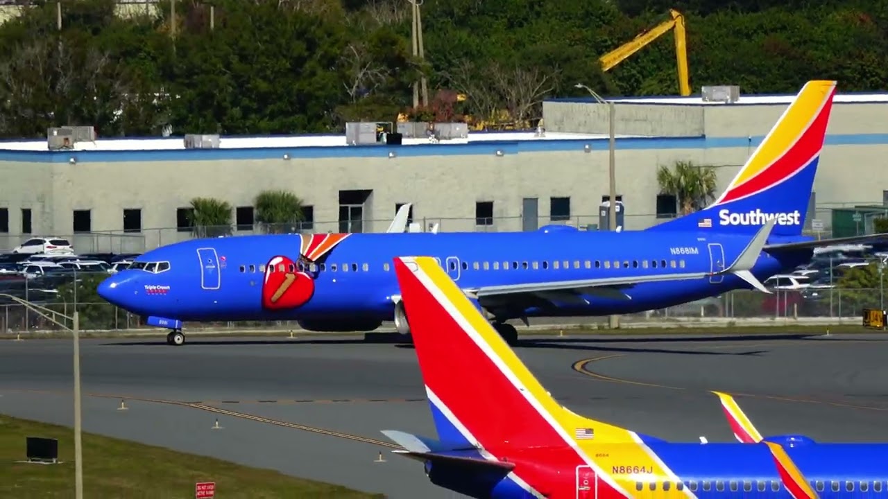 (4K) PLANESPOTTING BUSY ORLANDO INTL AIRPORT #aviation #airplane