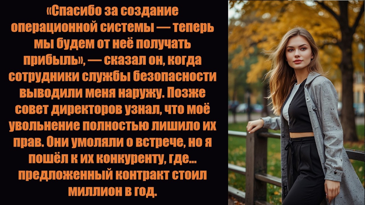 Генеральный директор уволил меня и попытался украсть мою логистическую систему, но права на нее при.