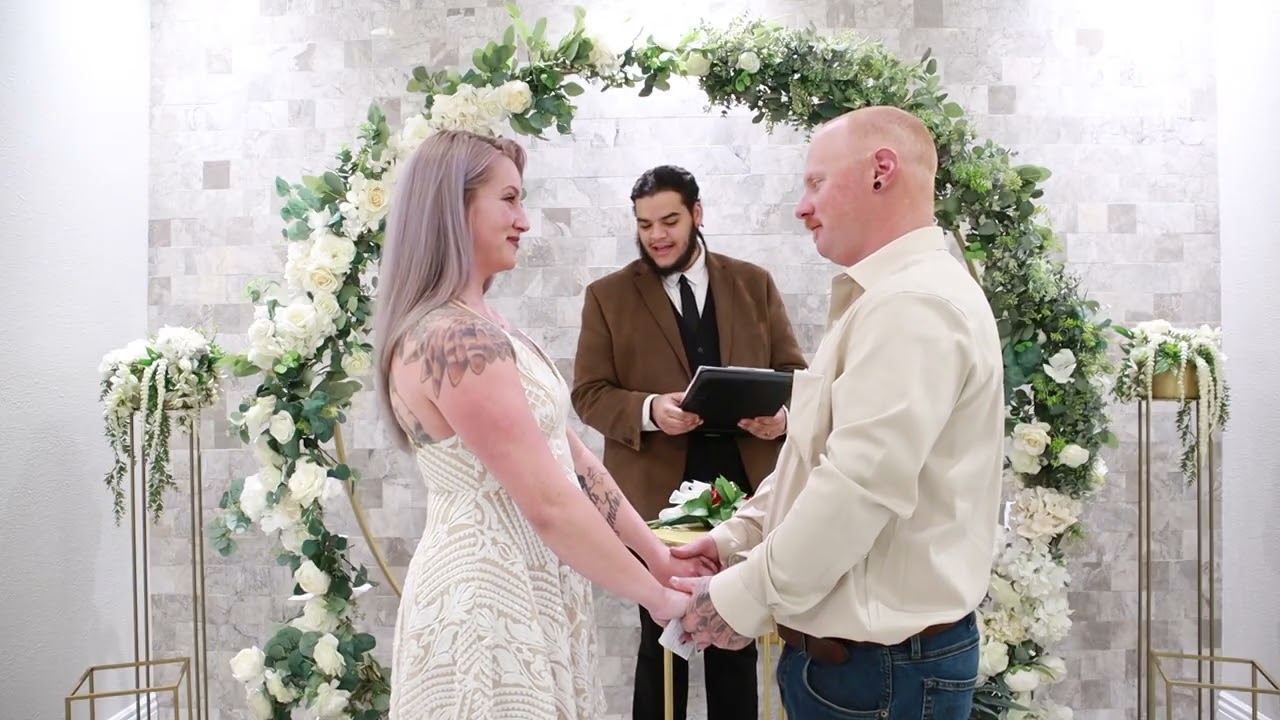 William & Nevada's ceremony from The Lucky Little Chapel