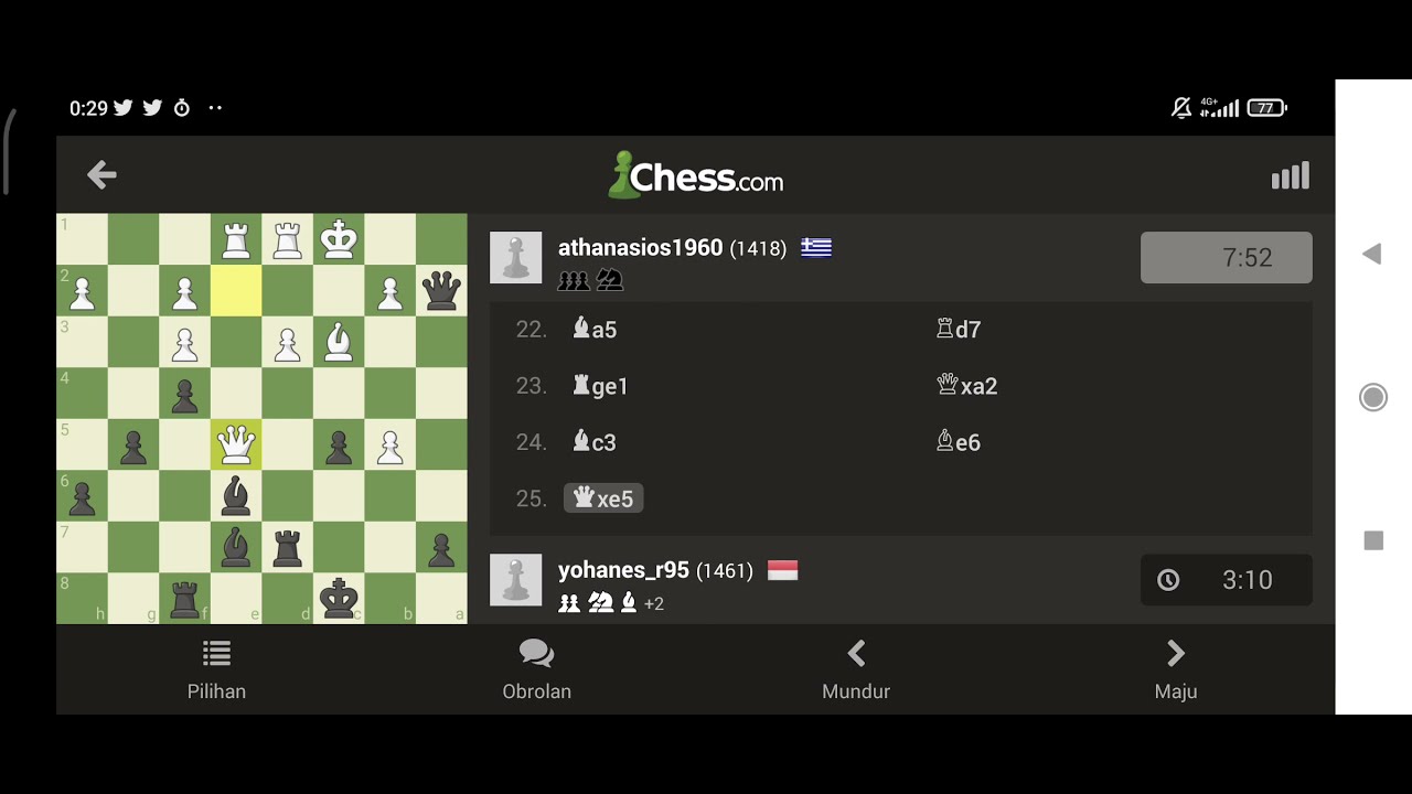 Permainan Catur Online / Chess Online at chess.com by YR Official