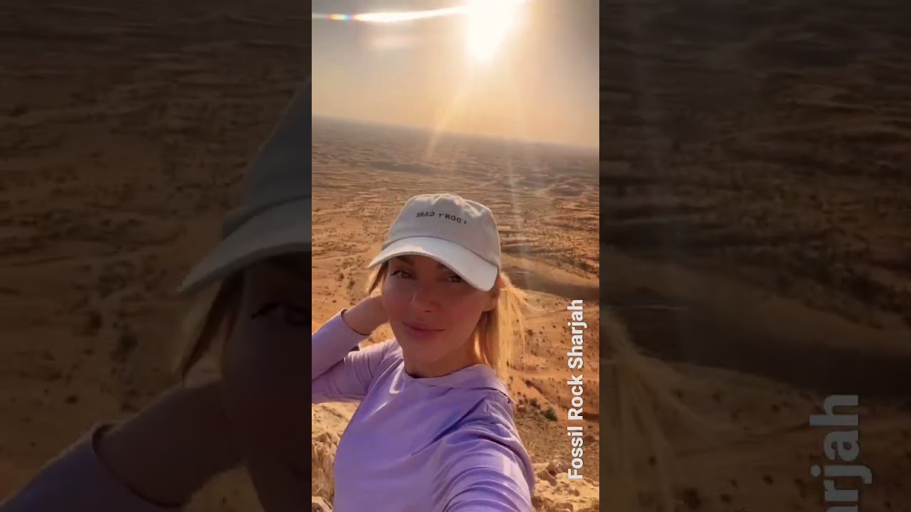 Breathtaking view from #fossilrock #sharjah #hiking #hikinguae #hikingsharjah #hikewithme