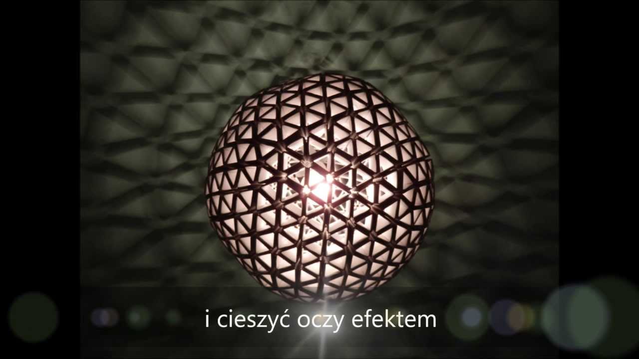 Tetralamp - lampa z kartonów