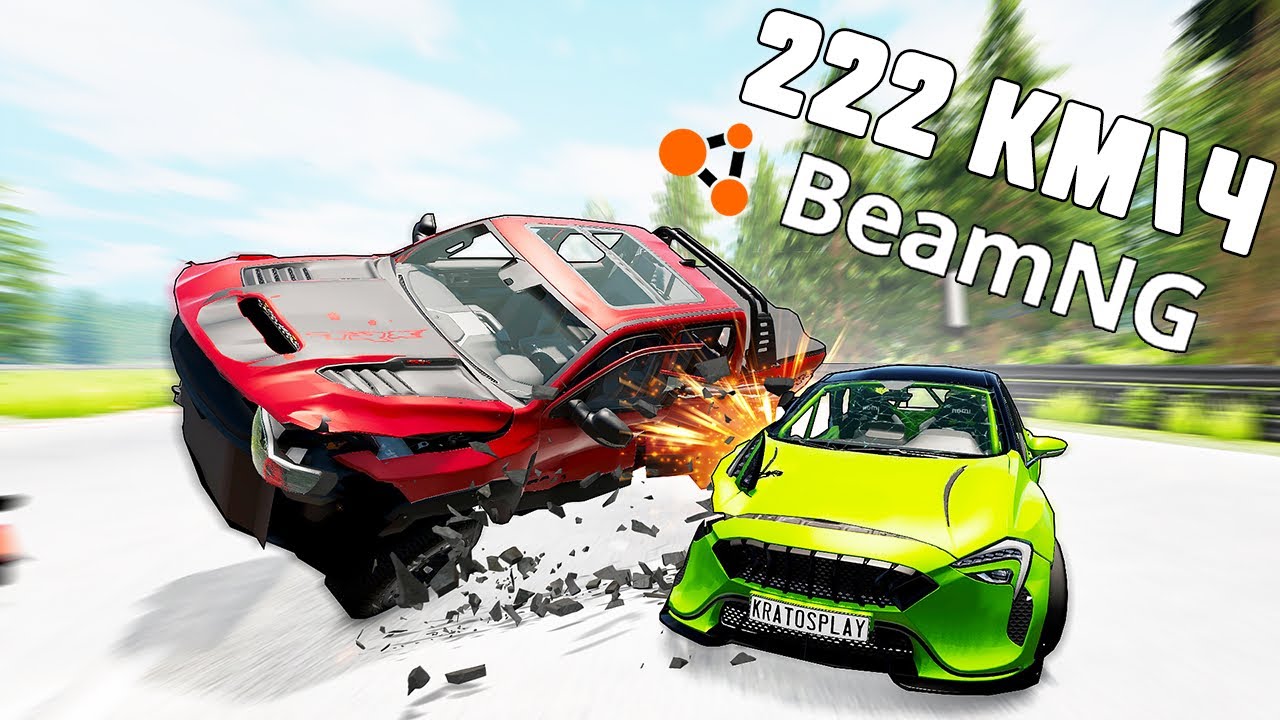 ОН ПРОСТО ЛАКИ!! - БИТВА РАНДОМА В BEAM NG MP Мультиплеер!!!