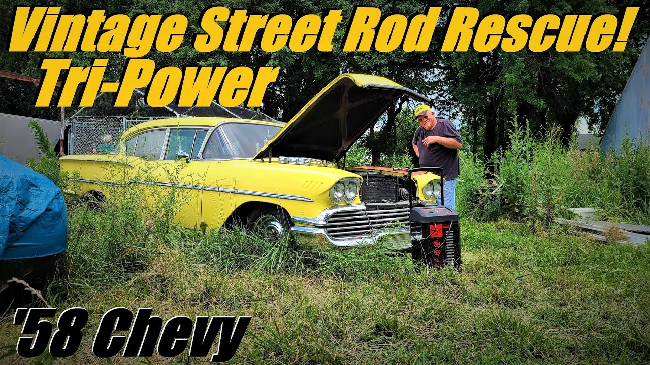 Vintage Street Rod Rescue! Tri-Power 1958 Chevy Biscayne pt. 1