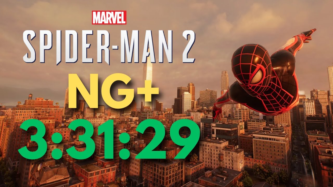 Marvel's Spider-Man 2 NG+ Speedrun in 3:31:29