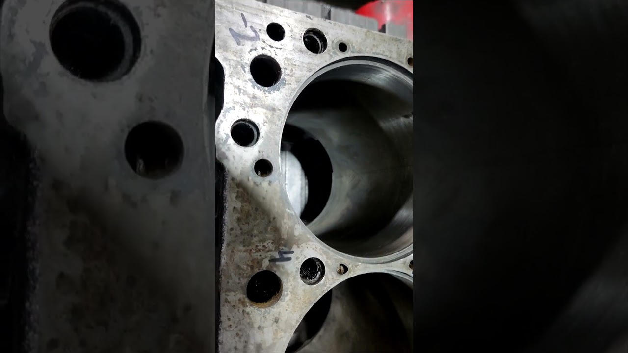 ISUZU 4HG1 d115.замена гильз.2-я попытка.