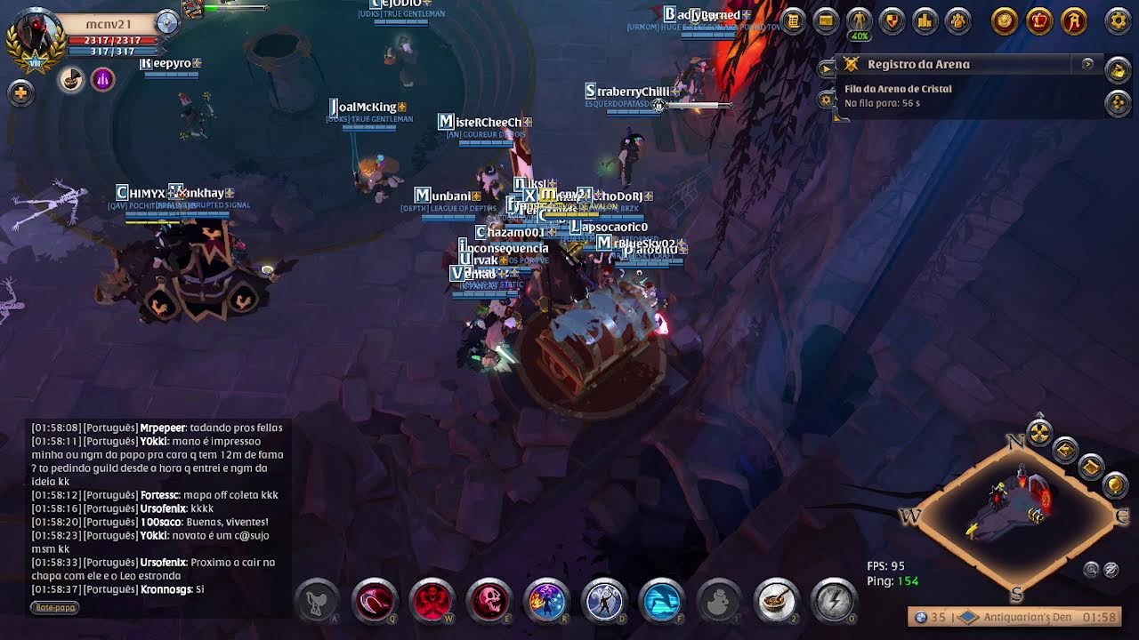 jogando arena, vamos que vamos